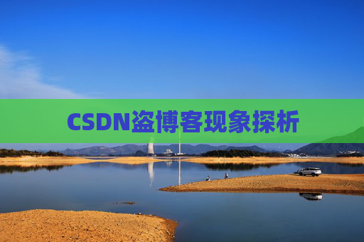 CSDN盗博客现象探析 CSDN盗博客现象探析